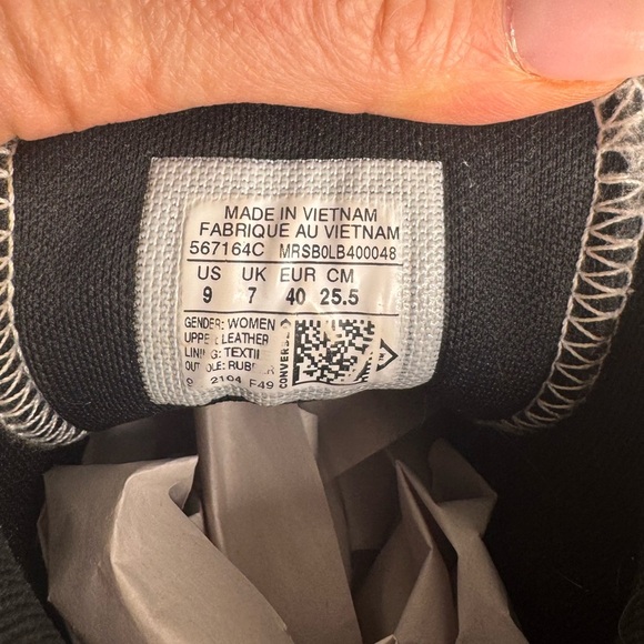 Converse All Star Lugged Platform High Top Leather Trainers Women's Sz 9 - Picture 4 of 10